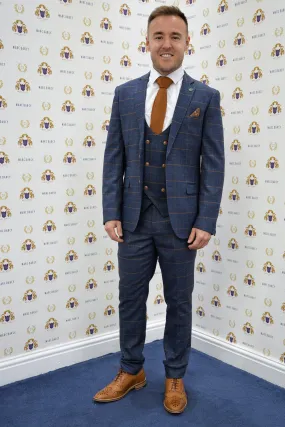Alan Halsalls (Tyrone Dobbs from Coronation Street) Stylish Jenson Marine Check Suit