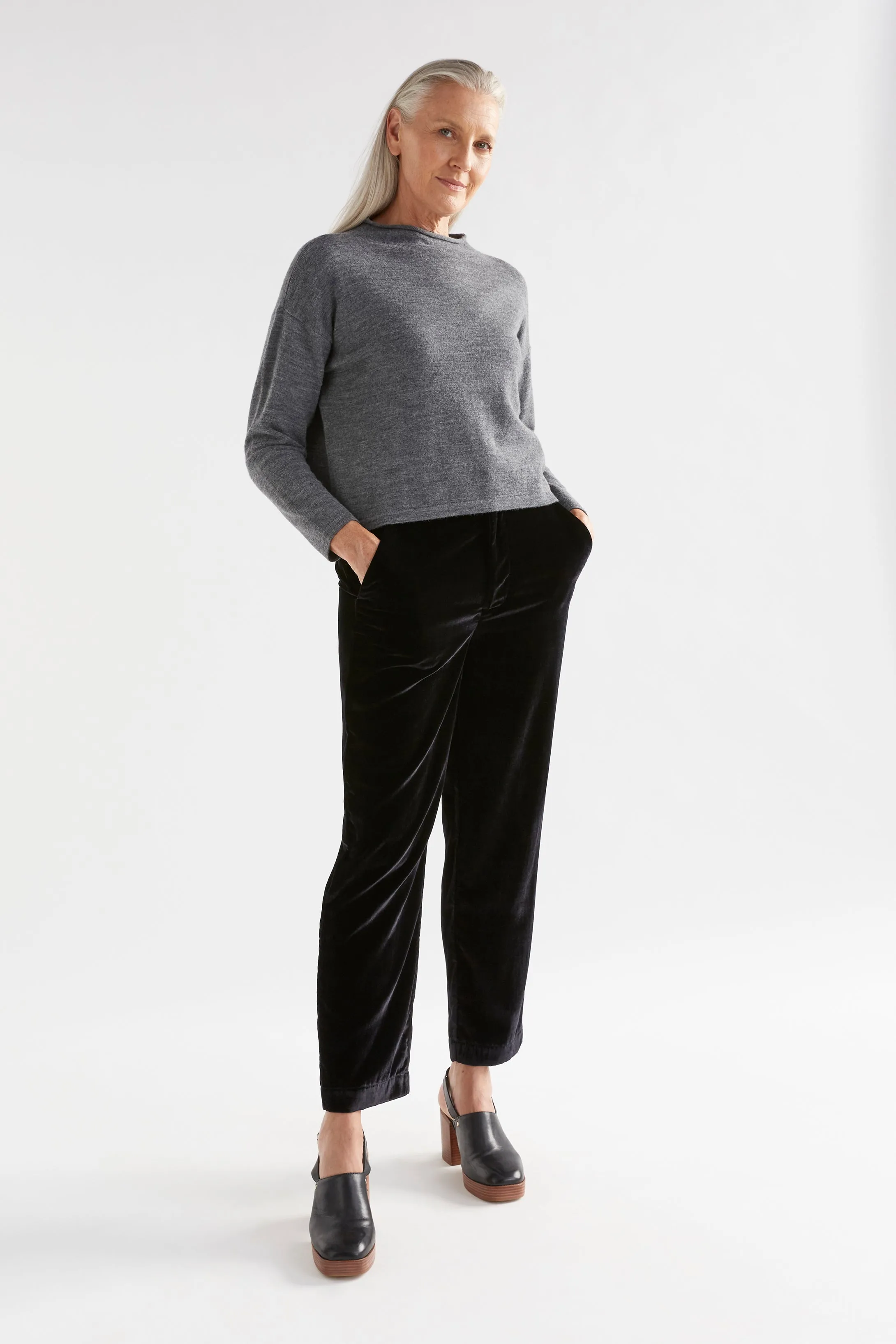 Elk The Label - Pirata Sweater - Mid Grey Heather