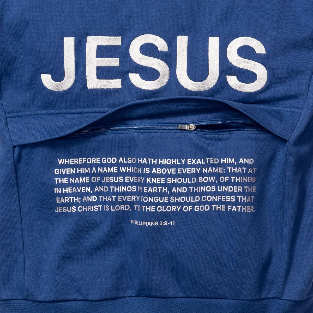 Stylish LaGrande Blue Jesus Hoodie